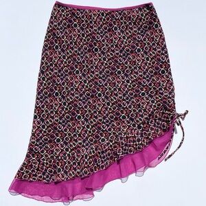 Vintage 90s Studio Soleil USA asymmetric abstract geometric skirt Women's Small